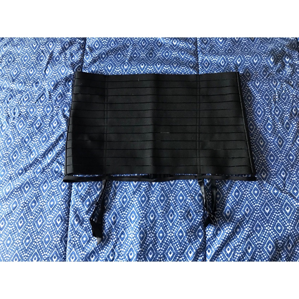 Strappy garter skirt